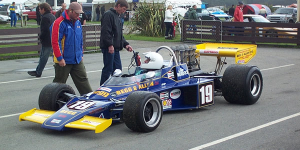 Noel Atley in the Begg 018 at Teretonga's Classic Speed Fest in February 2005.  Copyright Kevin Thomson 2005.  Used with permission.