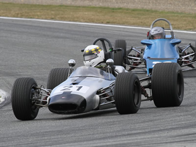 Peter Barclay in his ex-Graeme Harvey Brabham BT21A at Teretonga in 2013. Copyright Kevin Thomson 2013. Used with permission.