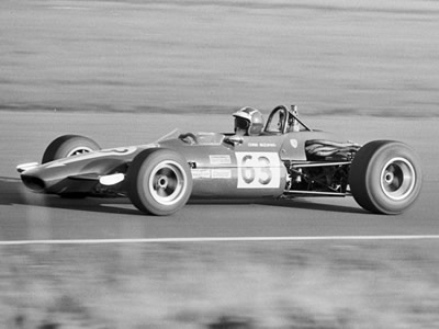 Chris Skeaping's Chevron B17 at Thruxton in September 1970. Copyright Chris Bennett 2014. Used with permission.
