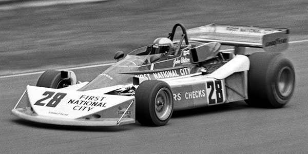 John Watson in the Penske PC3 during a test session around the time of the 1976 British GP. Copyright David Bishop 2018. Used with permission.