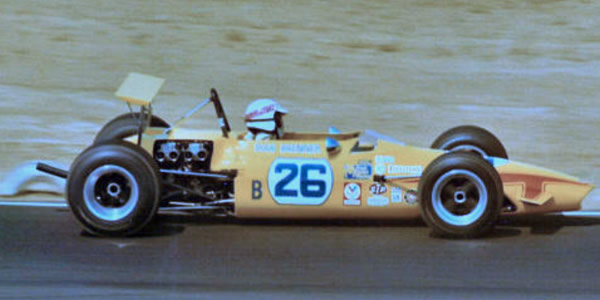 Doug Brenner in his Chevron B15B at Riverside late 1970.  Copyright Doug Brenner 2012.  Used with permission.