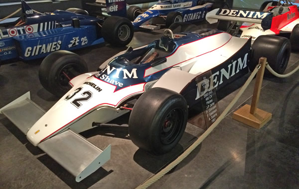 A mystery Osella FA1 or FA1B in the Manoir de l'Automobile at Lohéac, France, in August 2014. Copyright Allen Brown 2014. Used with permission. A mystery Osella FA1 or FA1B in the Manoir de l'Automobile at Lohéac, France, in August 2014. Copyright Allen Brown 2014. Used with permission.