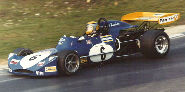 Steve Choularton in his March 73B at Brands Hatch in March 1973. Copyright Richard Bunyan 2007. Used with permission.