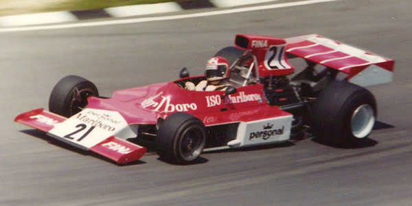 Tom Belso tried to qualify Frank Williams' Iso-Marlboro FW02 for the 1974 British GP. Copyright Richard Bunyan 2007. Used with permission. Tom Belso tried to qualify Frank Williams' Iso-Marlboro FW02 for the 1974 British GP. Copyright Richard Bunyan 2007. Used with permission.