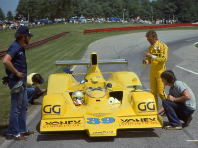 John Gunn at Mid-Ohio in 1978. Copyright Terry Capps 2014. Used with permission.