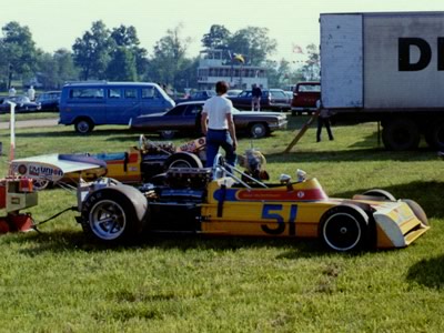Gus Hutchison's March 73A at Mid Ohio in 1973. Copyright Terry Capps 2014. Used with permission.