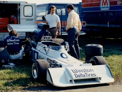 Jody Scheckter's Trojan T101 at Mid-Ohio in June 1973. Copyright Terry Capps 2013. Used with permission.
