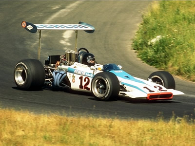 George Wintersteen in his Lotus 70 in 1970.  Image issued by Corel. Copyright Corel. Used with permission.