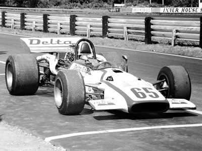 Nick Dioguardi's Surtees TS5 at Lime Rock in 1971. Copyright Frank Cornell 2020. Used with permission.