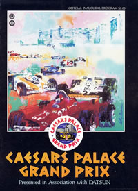 Caesers Palace 1981 program Cover