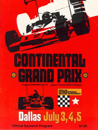 Dallas 1970 program Cover