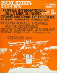 Zolder 5 Apr 1970 Formula 5000 program