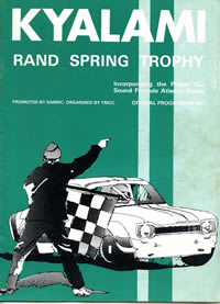 Rand Spring Trophy 1976 program cover