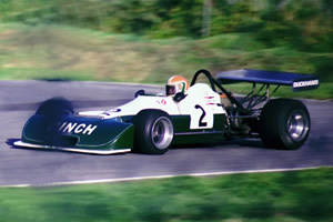 John Nicholson in Lyncar 005, winner of the John Player title.  Copyright Graham Etheridge 2008.  Used with permission.