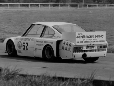 Jim Evans in the Skoda-bodied Chevron in 1977. Copyright Richard Evans 2009 . Used with permission.