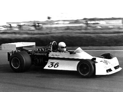 Boy Hayje in the converted ex-F1 ex-Hesketh Ford GA-powered March 721G at Snetterton in 1975.  Copyright Ted Walker 2001.  Used with permission.