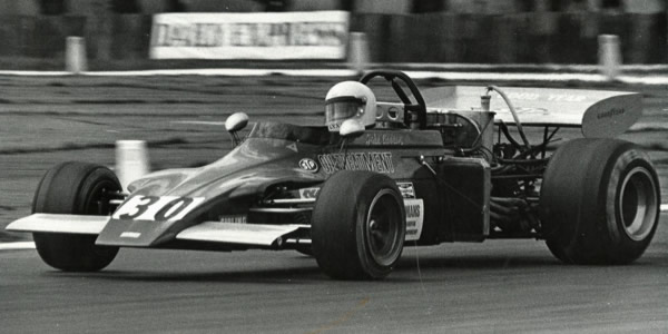 John Cannon in the March 725 at Silverstone in 1972. Copyright Ted Walker 2015. Used with permission.