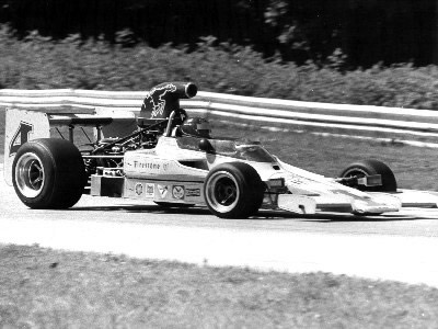 Tony Settember in his T330 at Road America 1974. Copyright Ted Walker 2001. Used with permission.