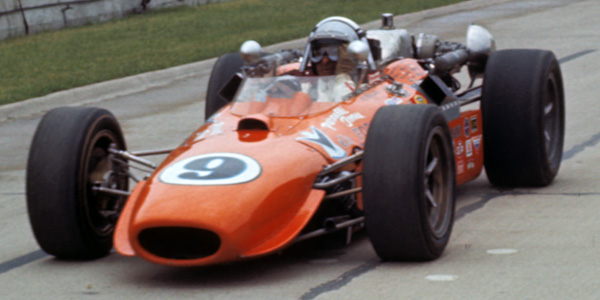 Al Miller in the Morris during qualifying for the 1968 Indianapolis 500. Copyright First Turn Productions LLC 2019. Used with permission.