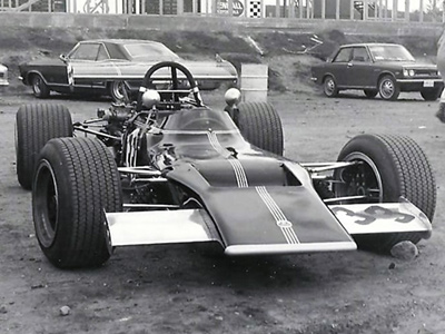Mauro Lanaro's Lotus 69 racing in Ontario during 1973. Copyright Peter Viccary (<a href='http://www.gladiatorroadracing.ca/' target='_blank'>gladiatorroadracing.ca</a>) 2021. Used with permission.