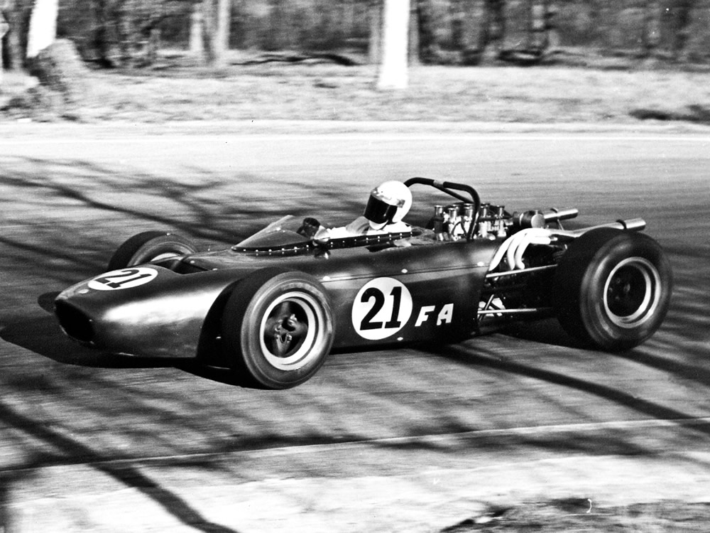 Joe Starkey's CanAmbased Formula A car at Green Valley in February 1968