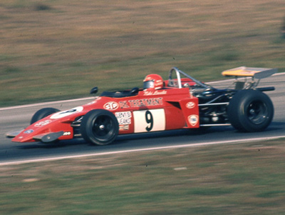 Niki Lauda in the STP March 722 at Hockenheim in October 1972. Copyright Walter C Harbers III 2021. Used with permission.