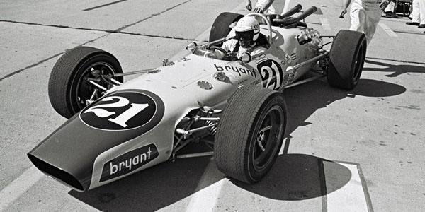 Cale Yarborough in the #21 Vollstedt during practice at the 1967 Indy 500. Part of the Dave Friedman collection. Licenced by The Henry Ford under Creative Commons licence Attribution-NonCommercial-NoDerivs 2.0 Generic. Original image has been cropped.