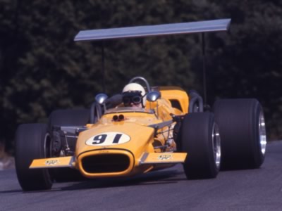 Eppie Wietzes in his Lola T142 at Mosport in August 1969. Copyright Thomas Horat 2011. Used with permission.