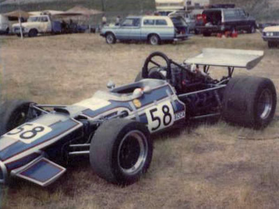 John Raecker's Lola T140 at Continental Divide Raceway in June 1981. Copyright Lee Huls 2011. Used with permission.