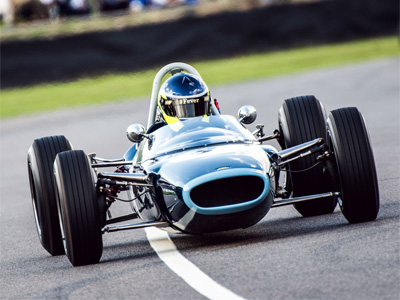 Ben Mitchell racing the ex-Rob Shanahan's Lola T60 at Goodwood in 2018. Copyright William I'Anson Ltd 2019. Used with permission.