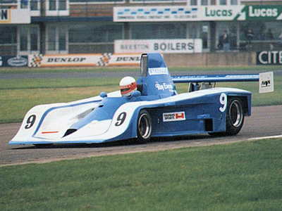 Colin Pool in the Frissbee at Donington Park in 1987. Copyright Jeremy Jackson. Used with permission.