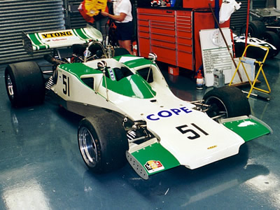 Nick Rini's T300 HU12 at Silverstone in 1999. Copyright Jeremy Jackson 2003. Used with permission.