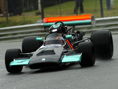 Ian Jacobs in the restored Leda LT25 at Brands Hatch in 2007. Copyright Ian Jacobs 2007. Used with permission.