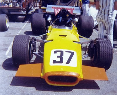 Horst Kroll's T142 at Westwood in May 1970, his last race in this car before its crash at Seattle. Copyright Tom Johnston. Used with permission.