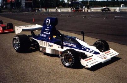 Steve Simpson's Lola T332 in 1999. Copyright Wolfgang Klopfer 1999. Used with permission.