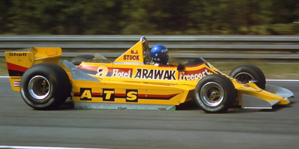 Hans Stuck's best result in the ATS D2 was this drive to eighth place at the 1979 Belgian Grand Prix. Copyright Martin Lee 2017. Used with permission.