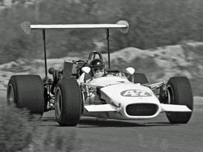 Ed Luke in his Lola T142, probably at Phoenix International Raceway in 1970. Copyright Estate of Edwin Lawrence Luke Jr 2017. Used with permission.