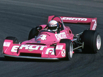 Keke Rosberg in an Excita Chevron B39 at Montréal in September 1978. Copyright Norm MacLeod 2017. Used with permission.