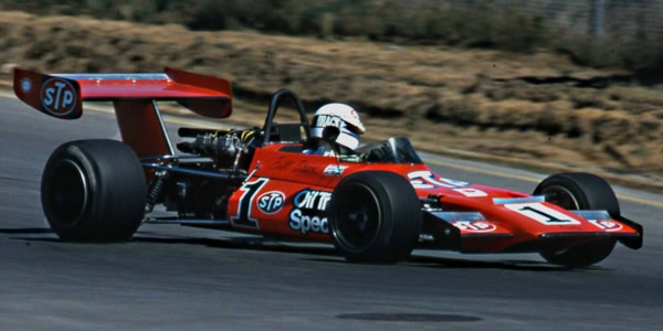 Bill Brack in his modified Lotus 59 at Trois-Rivieres in September 1974.  Copyright Norm MacLeod 2015.  Used with permission.