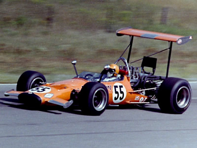 Roger McCaig in his brand new McLaren M10A at Mosport Park in August 1969. Copyright Norm MacLeod 2016. Used with permission.