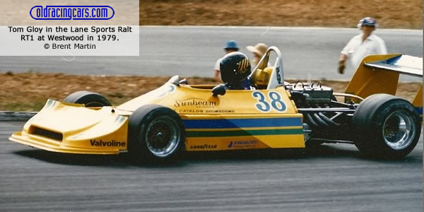 1979 champion Tom Gloy in the Lane Sports Ralt RT1 at Westwood.  Copyright Brent Martin 2011.  Used with permission.