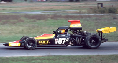 Dan Ramschissel in his Formula A Lotus 70 at Waterford Hills in 1977. Copyright Jerry Melton courtesy Cliff Reuter <a href=http://etceterini.com>etceterini.com</a> 2017. Used with permission.