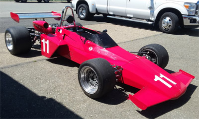 Dave Rugh's Brabham BT40 at Thunderhill in May 2016. Copyright Tony Nicholson 2016. Used with permission.
