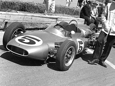 Alan Connell's 'New Blue' Cooper T53 at Hilltop Racing in 1962. Copyright Willem Oosthoek 2024. Used with permission.