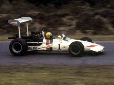 David Hobbs on his way to victory at Lime Rock in 1971. Copyright Autosports Marketing Associates and Bill Oursler 2001. Used with permission.