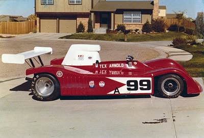 Ted Arnold's Riley-bodied Lola T332 Can-Am car. Copyright Gerre Payvis 2011. Used with permission.
