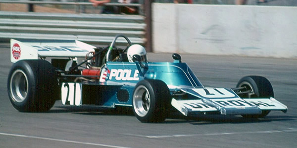 Keith Poole at Adelaide in February 1976, the Gardos's most competitive outing.  Copyright Kym Pedler 2004.  Used with permission.