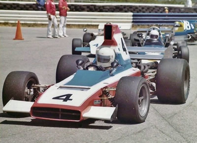 Bob Krajcirik in his Gerhardt Formula A at Laguna Seca in 1975 or 1976. Copyright Vincent Puleo 2016. Used with permission.