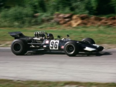 Mike Goth's Surtees TS5 at Road America 1969. Copyright Tom Schultz 2005. Used with permission.