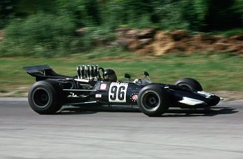 Mike Goth's TS5 at Road America 1970.  Copyright Tom Schultz 2005.  Used with permission.
